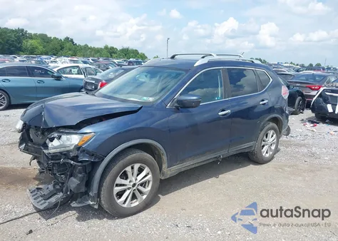 2016 Nissan Rogue S/Sl/Sv из США, поврежденный, VIN KNMAT2MV1GP710460